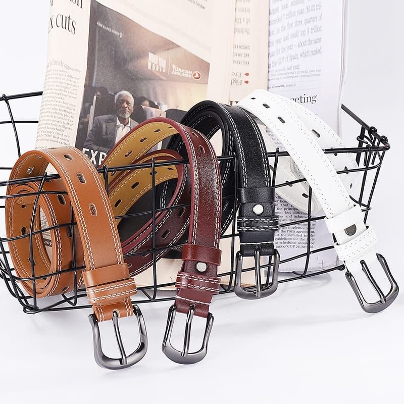 Retro Hollow Design Horseshoe Buckle Belt