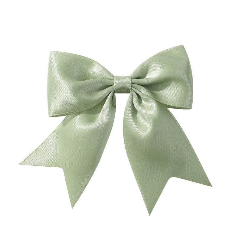 Kids Girls Cute Solid Color Bow Swallowtail Hairpin