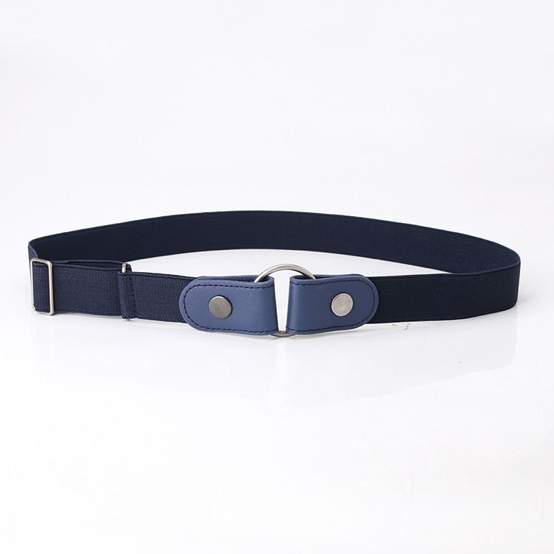 Women Simple Elastic Waist Non-Perforated Belt
