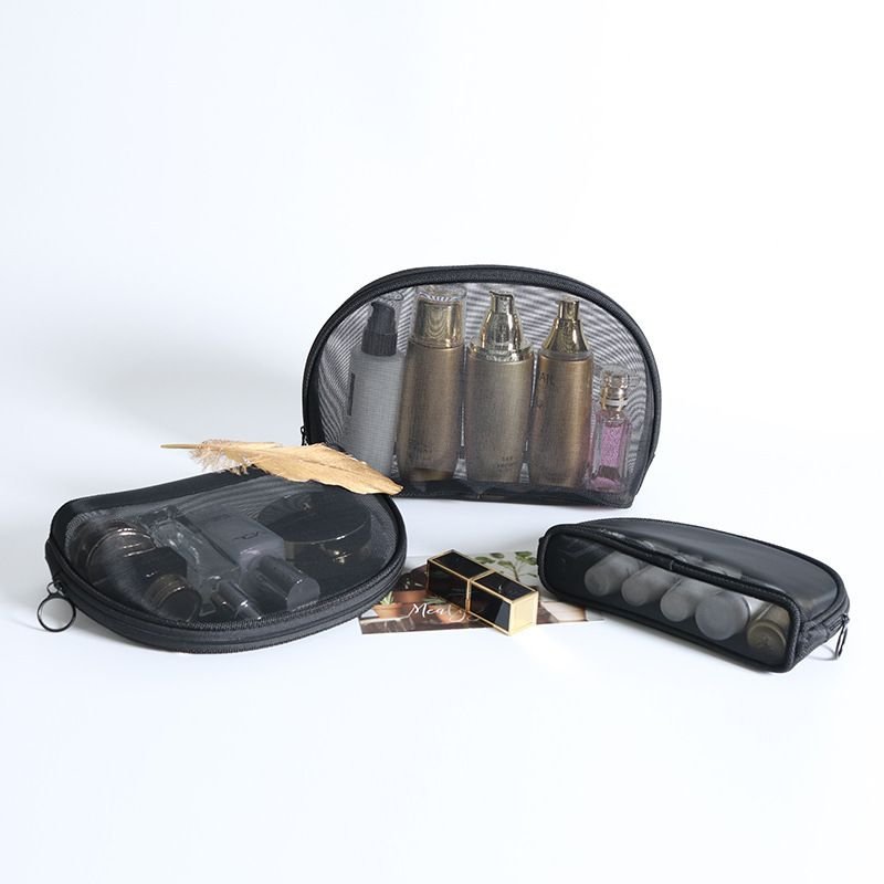 Portable Simple Large-Capacity Transparent Cosmetic Bag
