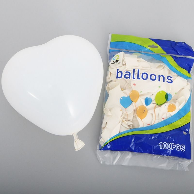 12 Inches Heart-Shaped Wedding Room Decoration Balloon I Love You Wedding Balloon