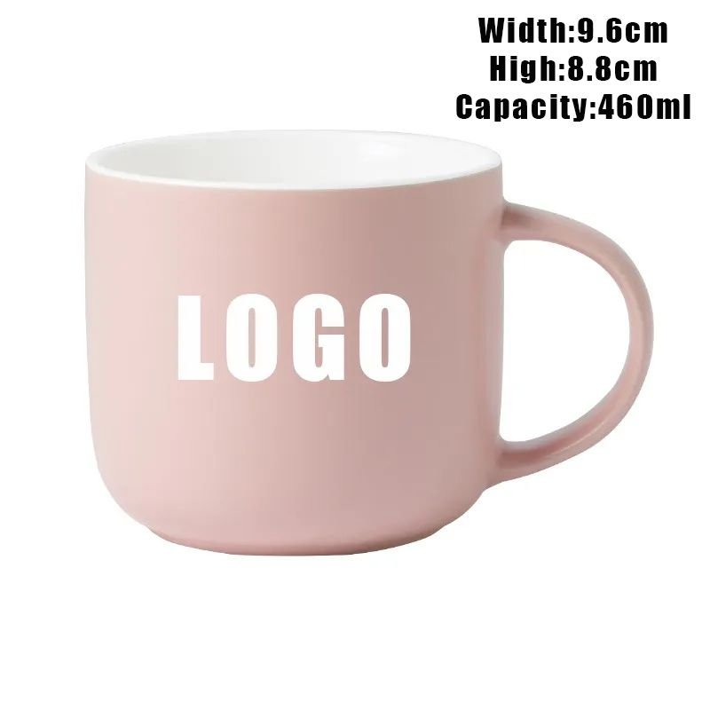 16 oz. Custom Logo Simple Multicolor Large Capacity Mug