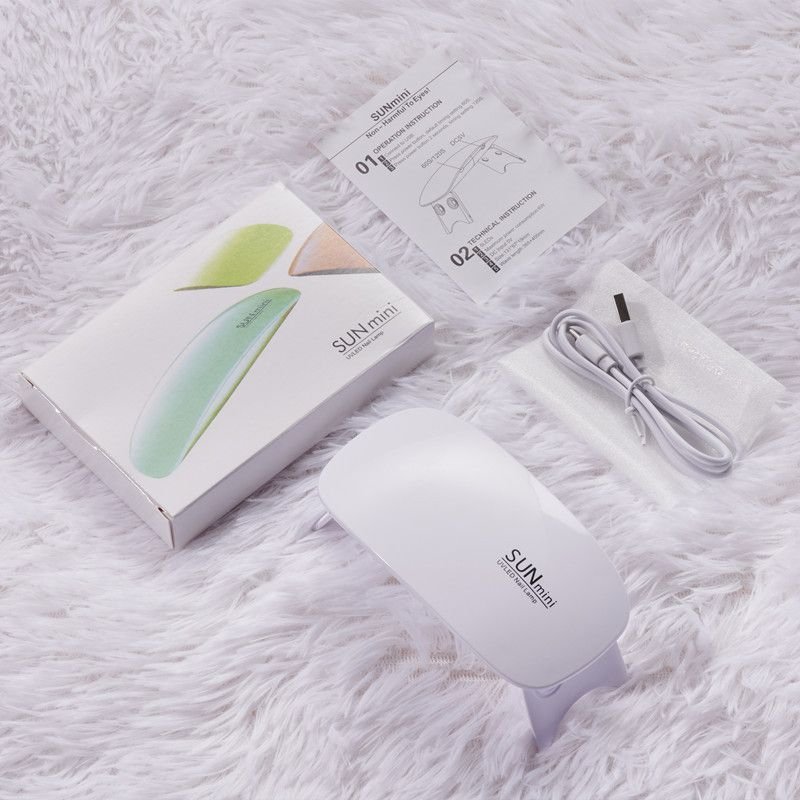 Mini Nail Polish Glue Drying Baking Lamp Usb Interface Folding Sunmini Mouse Light Therapy Lamp Small Nail Lamp
