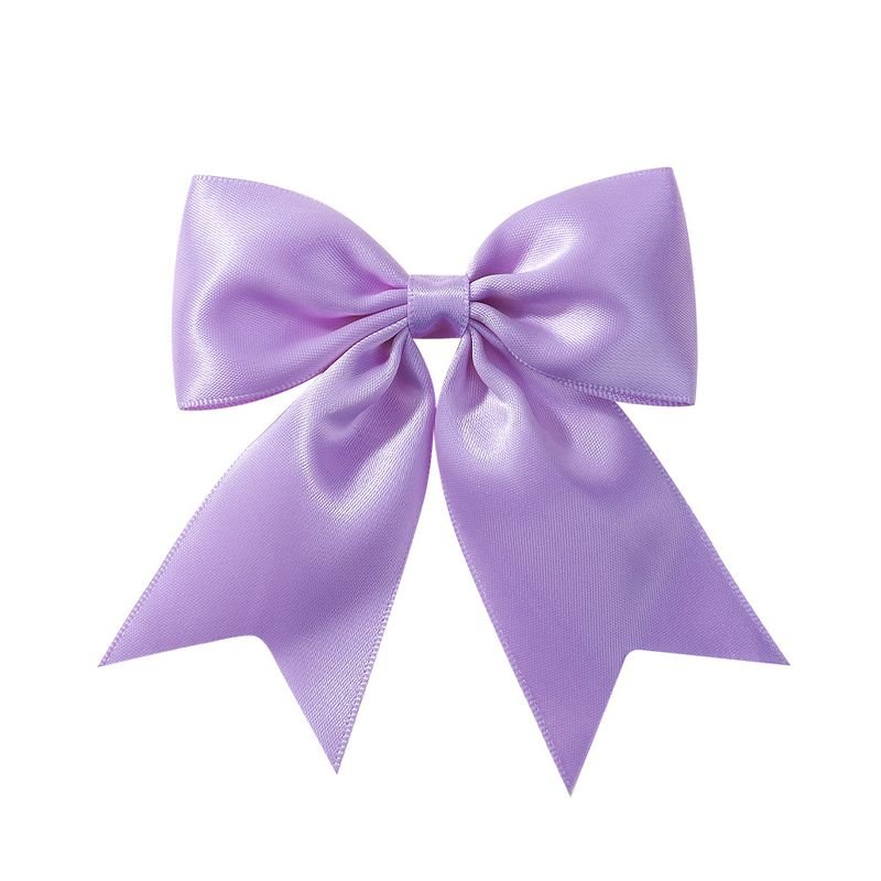 Kids Girls Cute Solid Color Bow Swallowtail Hairpin