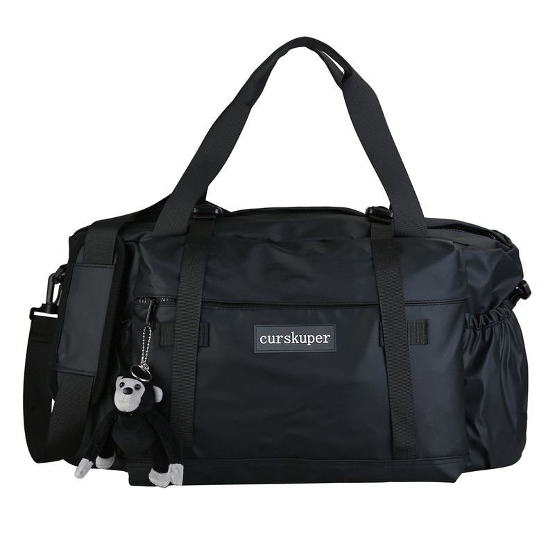 Men Leisure Sports Alphabet Large Capacity Nylon Duffle Bag