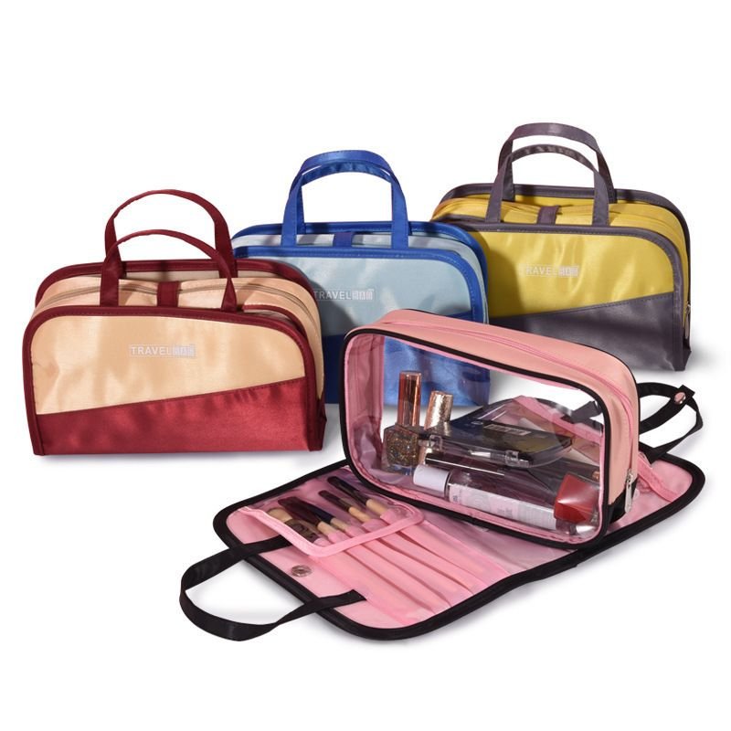 Multi-Color Cosmetic Bag Large-Capacity Travel Portable Storage Bag