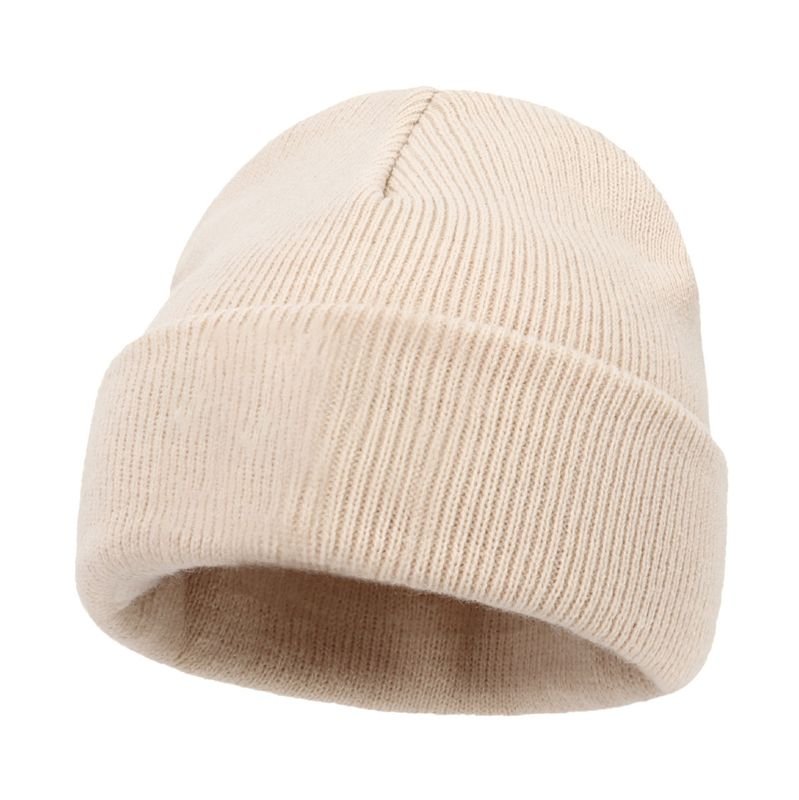 Autumn And Winter Fashion Simple Solid Color Warm Knitted Parent-Child Wool Hat