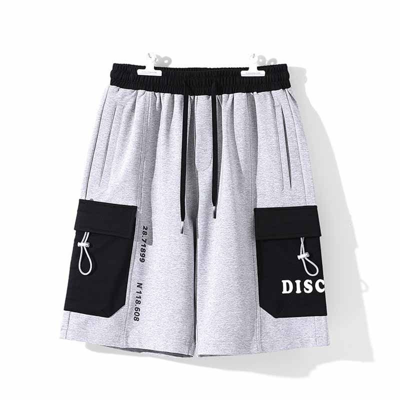 Men Summer Fashion Casual Color Matching Cargo Shorts