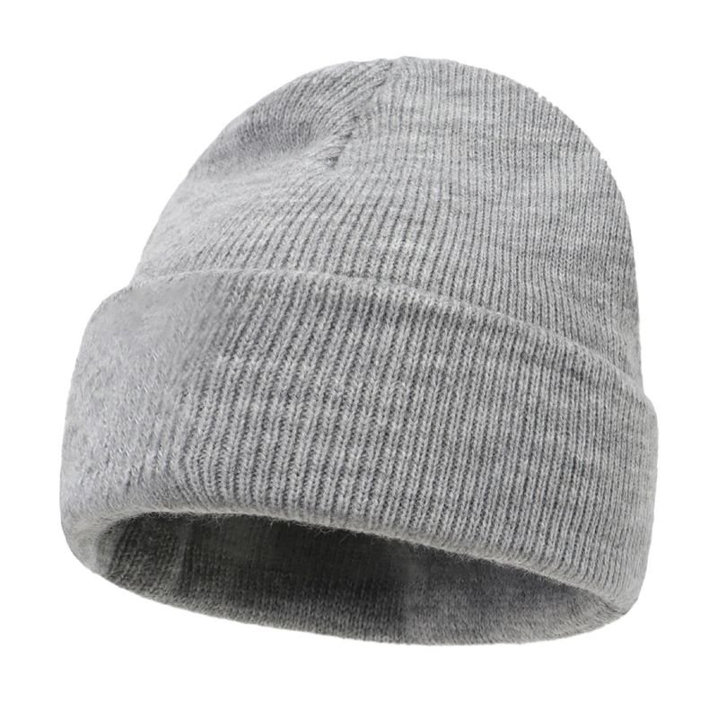 Autumn And Winter Fashion Simple Solid Color Warm Knitted Parent-Child Wool Hat