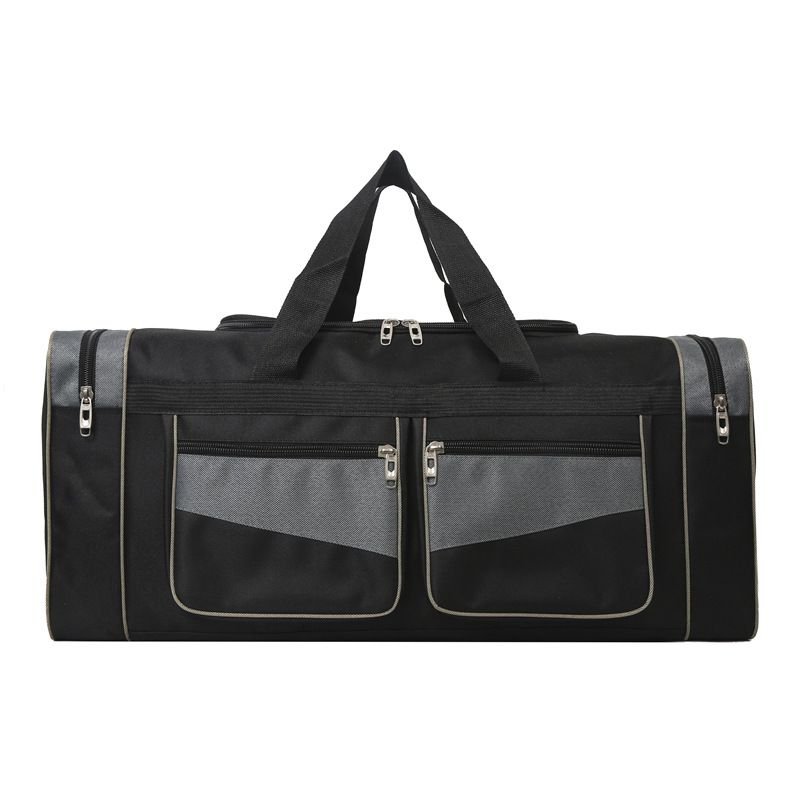Men Casual Sports Basic Color-Block Foldable Large Capacity Oxford Duffle Bag