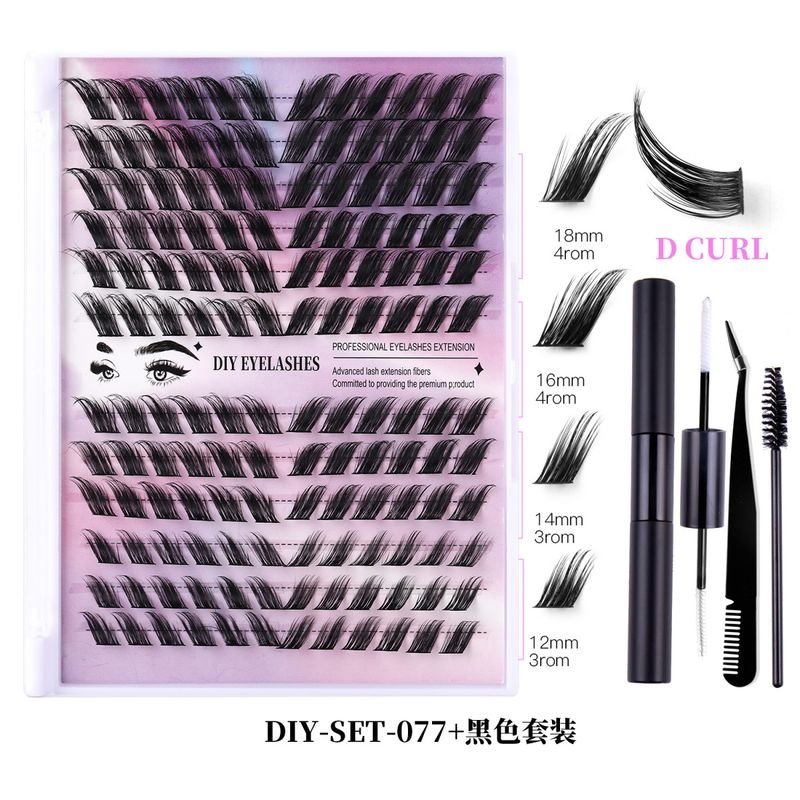 Women Simple Large-Capacity Thick Sectional Grafting False Eyelashes