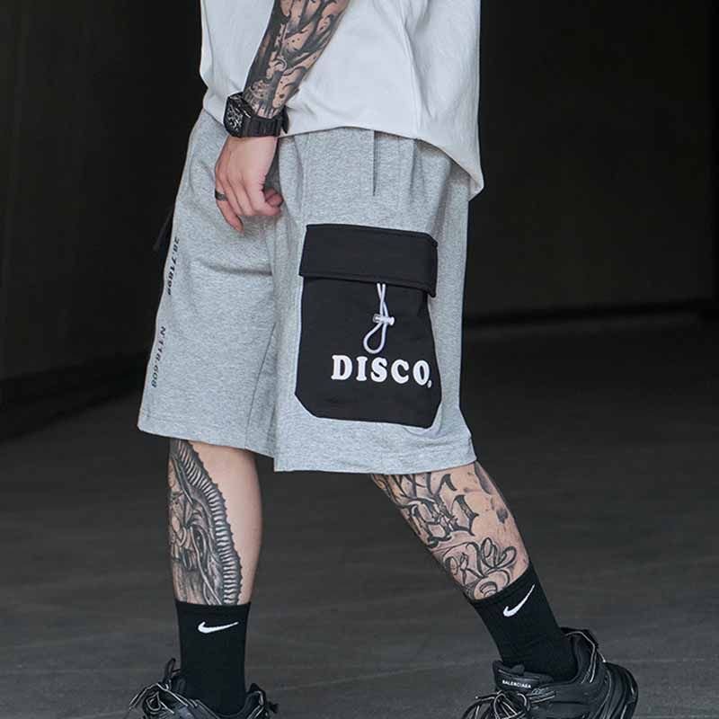 Men Summer Fashion Casual Color Matching Cargo Shorts