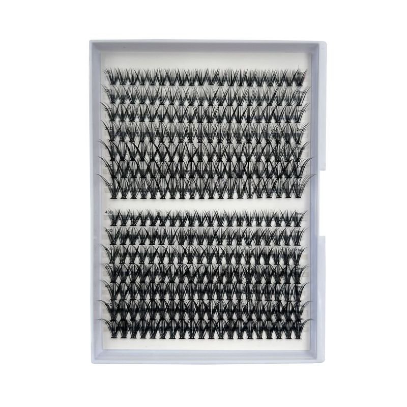 Women Simple Single Cluster Natural Grafting Segmented False Eyelashes
