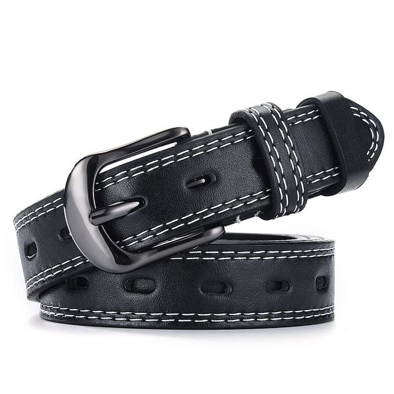 Retro Hollow Design Horseshoe Buckle Belt