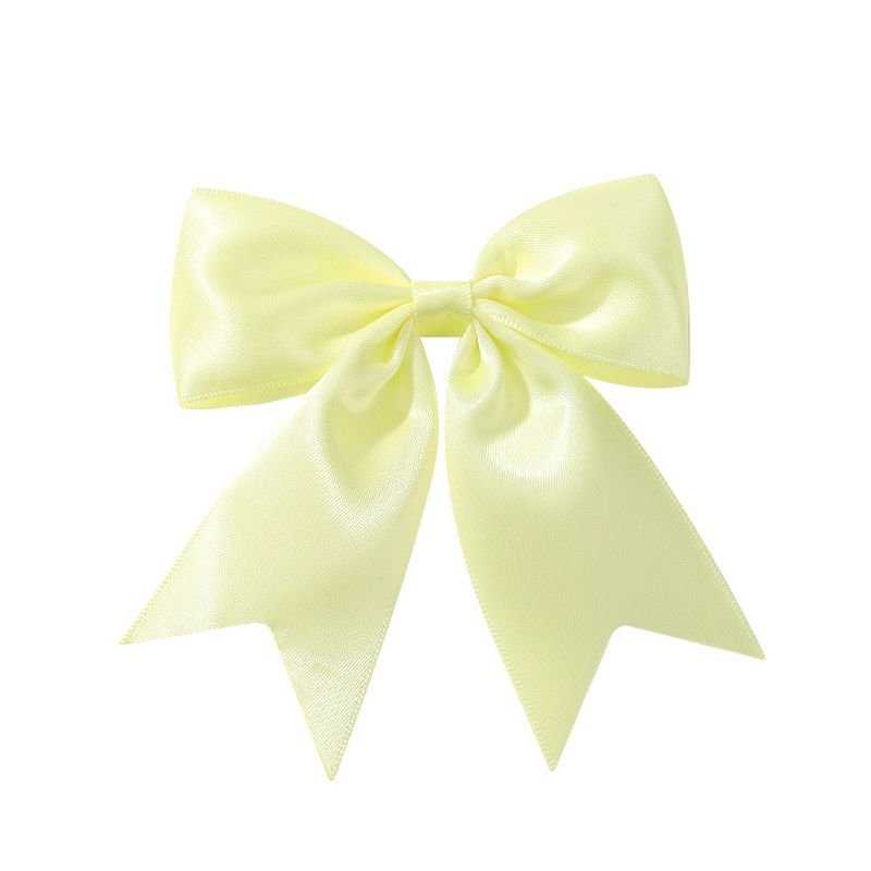 Kids Girls Cute Solid Color Bow Swallowtail Hairpin
