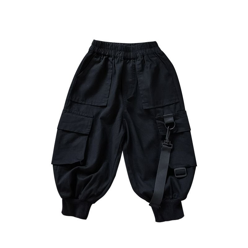 Kids Toddler Boys Spring Autumn Fashion Casual Solid Color Cargo Pants